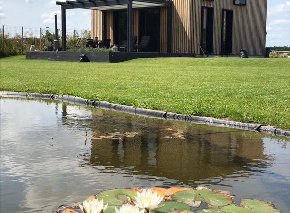 5 bloeiende waterlelie tuin Oosterwold Almere